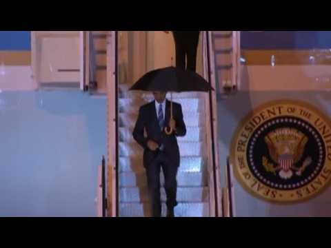 Obama becomes first U.S. president to arrive in Laos
