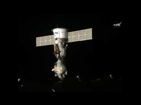 Soyuz craft heads back to Earth from ISS