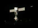 Soyuz craft heads back to Earth from ISS
