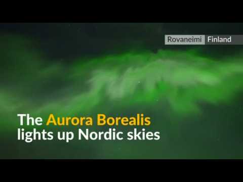 Northern Lights dazzle Finland