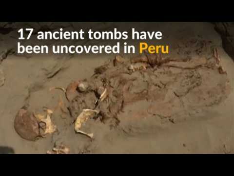 Archaeologists discover ancient tombs in Peru