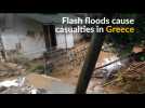 Greek flash floods cause casualties