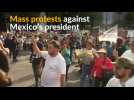 Thousands of Mexicans rally against president