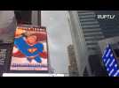 It's a Bird... It's a Plane... No, It's the New Super Trump Ad in Times Square!