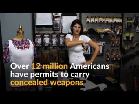 U.S. women seek feminine ways to carry concealed guns