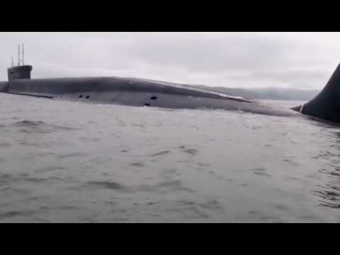 Nuclear Sub Surfaces Next to Russian Fishermen