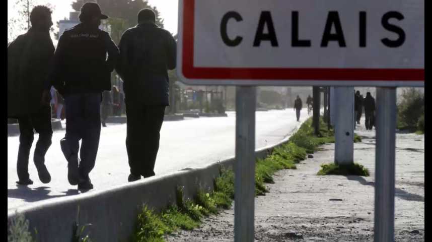 Illustration pour la vidéo Calais : Hollande veut un démantèlement complet de la "Jungle"