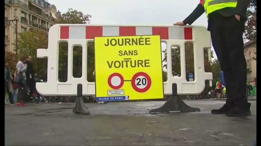 Illustration pour la vidéo Qualité de l'air : impact très positif de la journée sans voiture à Paris