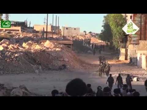 Video purports to show Syrian rebels counter-attacking in Handarat camp