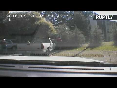 Charlotte Police Release Dashboard Footage of Keith Scott Shooting