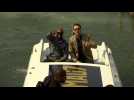 Chris Pratt, Denzel Washington Arrive By Boat At Venice Film Festival