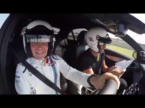 Valtteri Bottas makes 'Fast Friends' with David Gandy speeding around a racetrack | AutoMotoTV