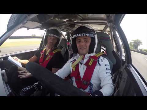 Felipe Massa makes 'Fast Friends' with David Gandy speeding around a racetrack | AutoMotoTV