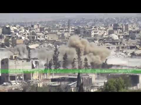 Syrian government forces target rebels south of Aleppo