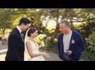 Charming Tom Hanks photobombs Central Park's wedding
