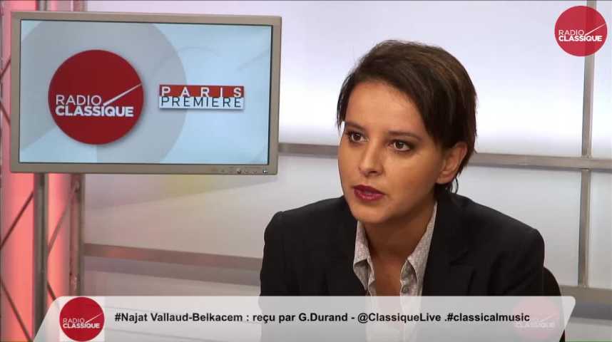Illustration pour la vidéo "François Hollande est président, il ne peut pas être un  candidat comme les autres" Najat Vallaud Belkacem Partie 1 (29/09/16)