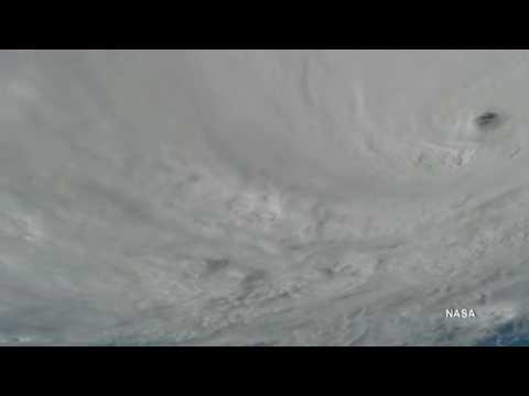 Images from space show Hurricane Matthew intensifying