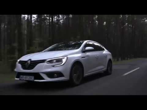 2016 New Renault MEGANE Sedan Driving Video Trailer | AutoMotoTV