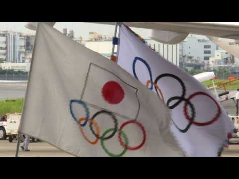 Olympic flag arrives in Tokyo for 2020 Games