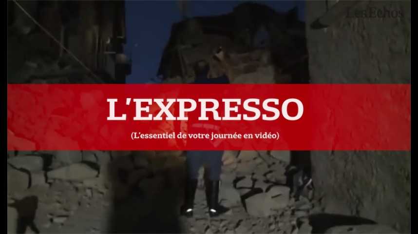 Illustration pour la vidéo L'Expresso du 24 août 2016 : un séisme frappe le centre de l'Italie...