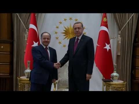 Iraqi Kurdish leader meets Erdogan