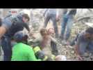 Girl rescued after 15 hours under rubble