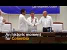 Historic deal ends half a century of bloodshed in Colombia