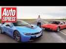 BMW i8 vs BMW M1 track battle