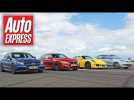 Mercedes C63 AMG S vs BMW M4 vs Porsche 911 C4 GTS - Launch control drag race
