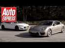 Tesla Model S P85D 대 포르쉐 Panamera Turbo S 드래그 경주