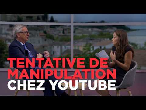 Quand YouTube veut instrumentaliser une youtubeuse au profit de Jean-Claude Juncker