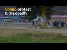 Deadly clashes during Congo anti-government protest