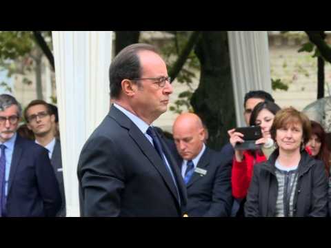 France honors attack victims in Paris ceremony