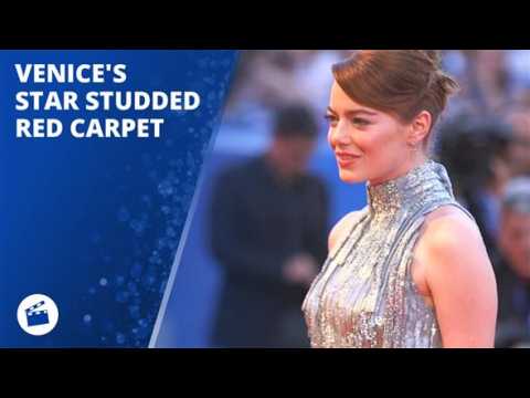 Emma Stone graces the Venice film festival red carpet