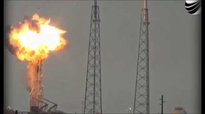 Illustration pour la vidéo SpaceX : nouvelle explosion d'une fusée Falcon 9
