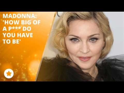 Madonna reveals a dirty, little Trump secret