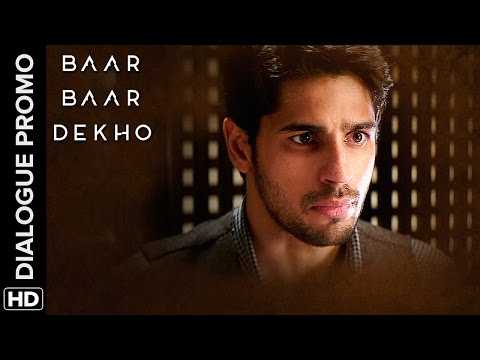 Sidharth talks about his perfect love story, but marriage? | Baar Baar Dekho | Dialogue Promo