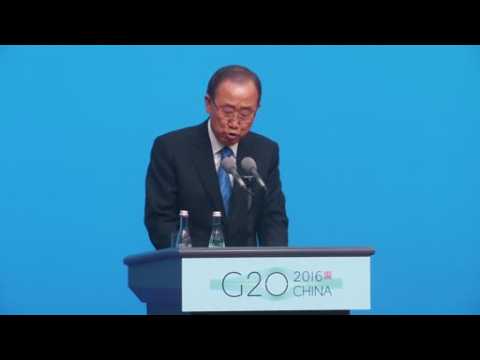 UN chief praises China, US climate change deal