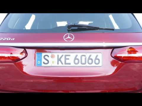 Mercedes-Benz E 220d Estate - Hyacinth Red Interior Design | AutoMotoTV