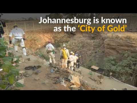 Search for bodies continues at abandoned South African gold mine