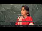Myanmar on path to peace and reconciliation, says Suu Kyi