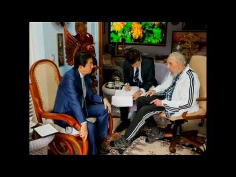 Japanese PM meets Fidel Castro in Havana