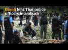 Three police officers killed in bombing in southern Thailand
