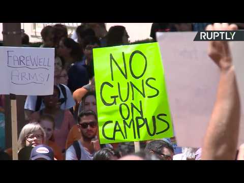 'Cocks Not Glocks!' Texas Students Don Dildos at Rally for Gun-Free Campus