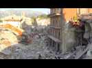 Drone video reveals the disaster of Amatrice