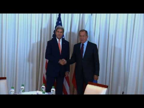 Kerry, Lavrov kick off Syria talks in Geneva