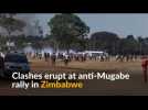 Zimbabwean anti-government protestors clash with police