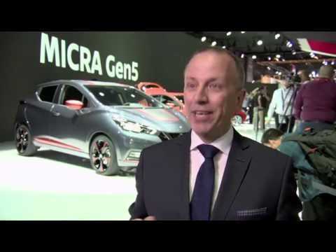 Nissan at Paris Motor Show 2016 - Interview with Paul Willcox | AutoMotoTV