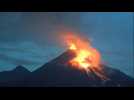 Mexico volcano erupts