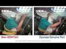 Not gambling - Testing of a Non-OEM airbag vs. Hyundai Genuine airbag | AutoMotoTV